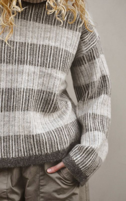 Medium Grey - Slfalva Strikkegenser