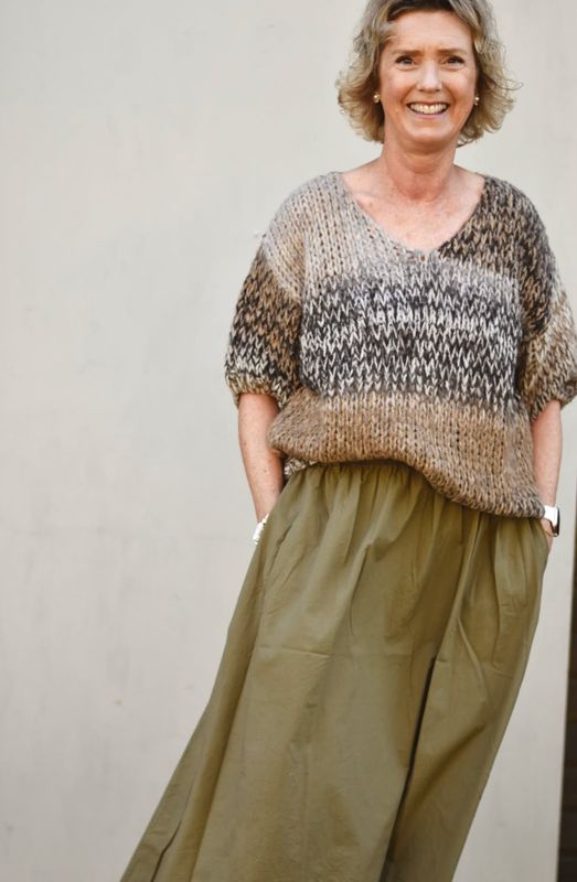 Brun - Grace Strikkegenser