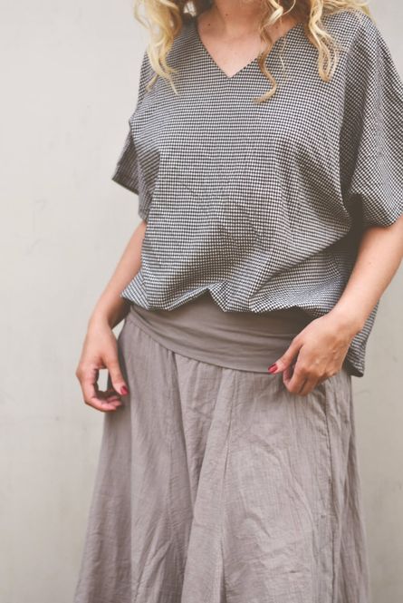 Hovedbilde Brun - Pepper Bomulls Bluse