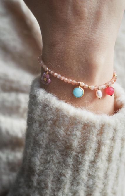 Hovedbilde Rosa - Lulu Charm Armbånd
