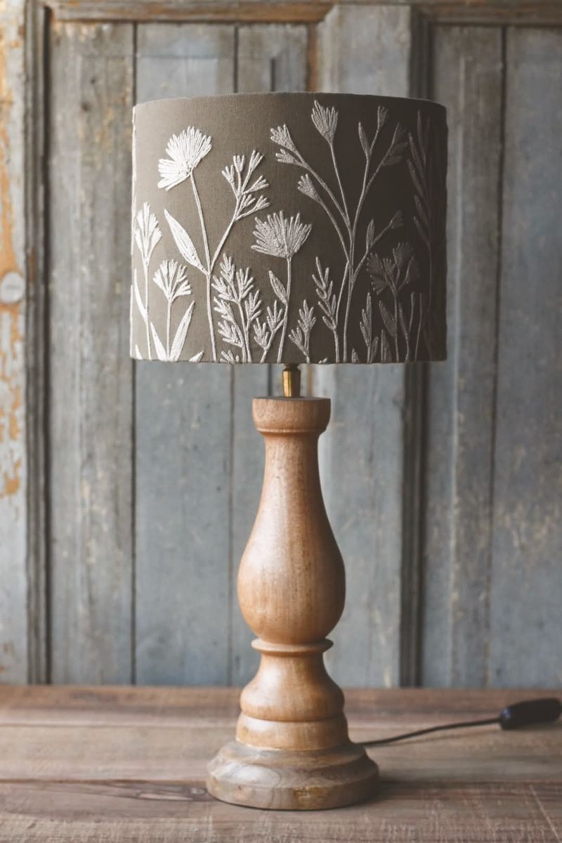 Olivengrønn - lampeskjerm