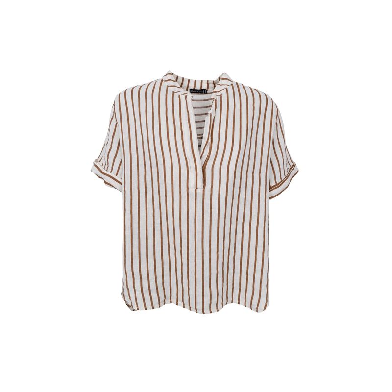 Camel Stripe - Melina Lin Topp