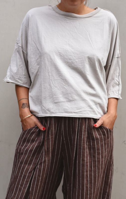 Beige - Surf T-skjorte