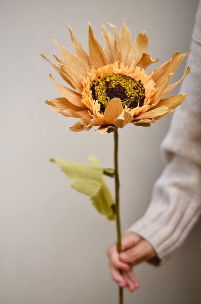 Hovedbilde Gul - Solsikke Papirblomst 72 ...