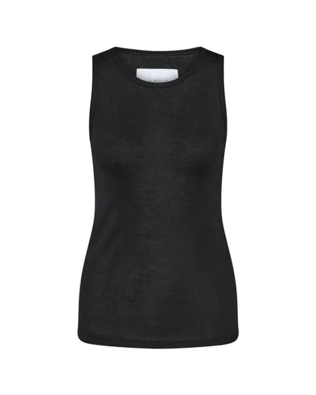 Sort - Marie Merino Singlet