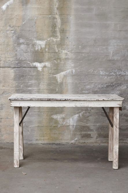 Hovedbilde Hvitmalt - Vintage Konsoll ...