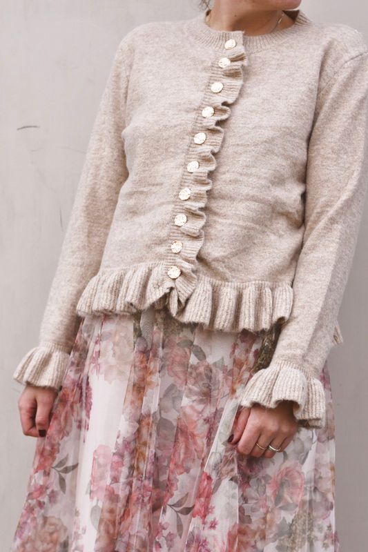 Taupe - Astrid Cardigan