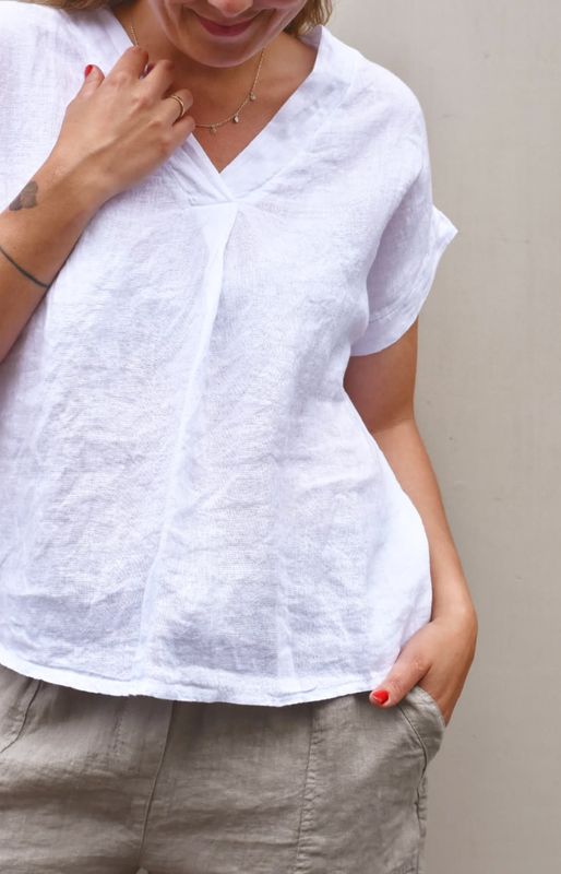 Hvit - Bellissima Bluse