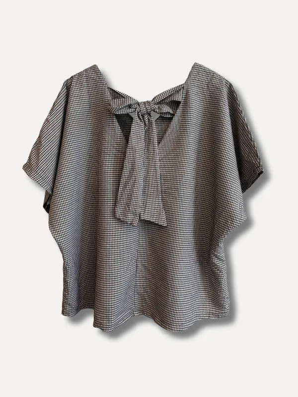 Brun - Pepper Bomulls Bluse