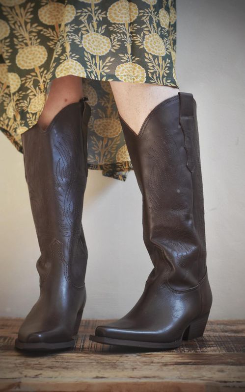 Tobacco - Frankie Western Boots