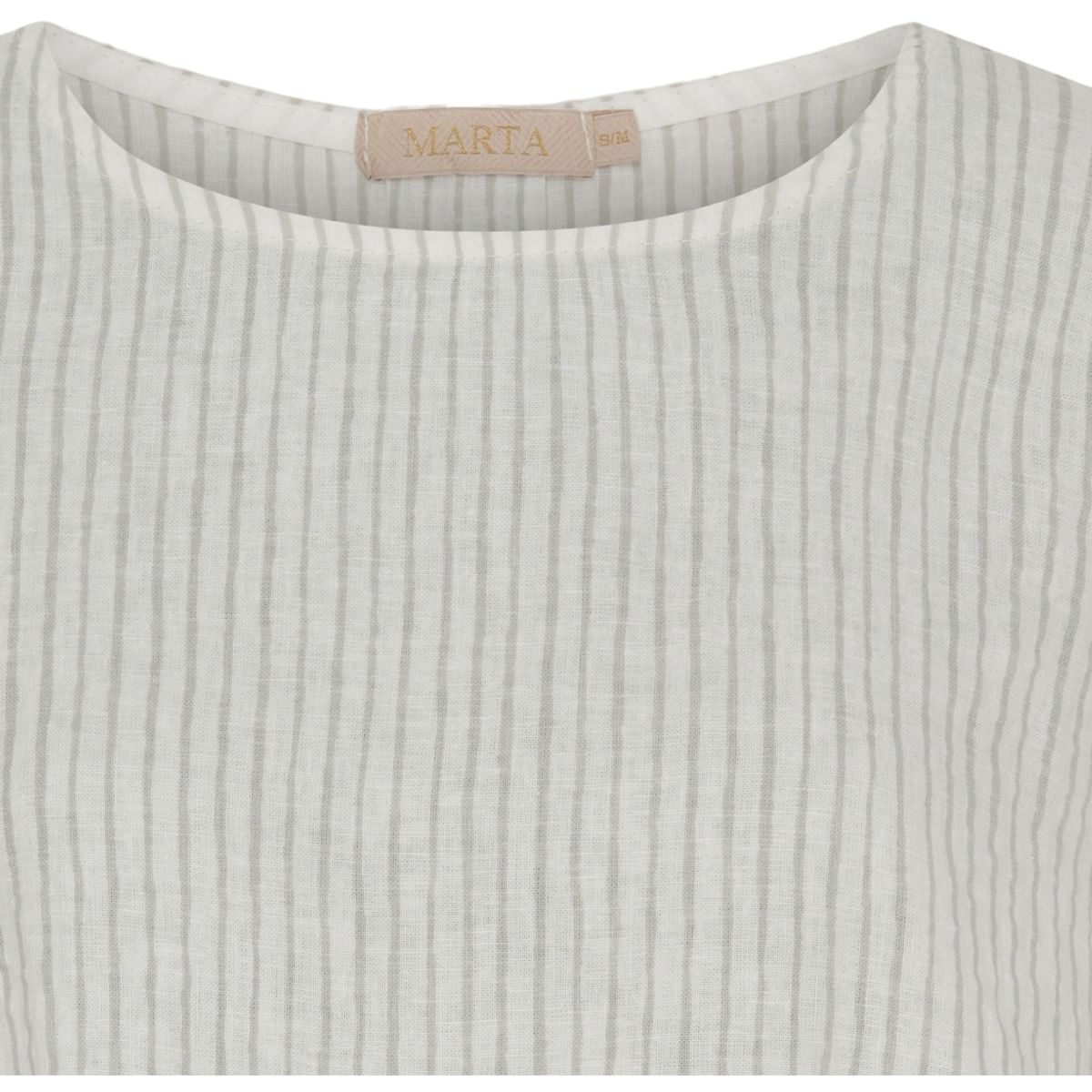 Grey - Natalie T-skjorte Stripe