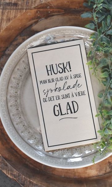 Hovedbilde Sjokolade  - Buffet Serviett