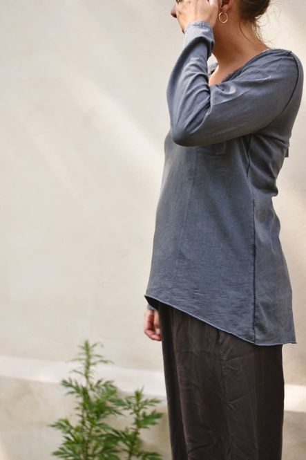 Hovedbilde Dark Grey - Classic V-hals ...