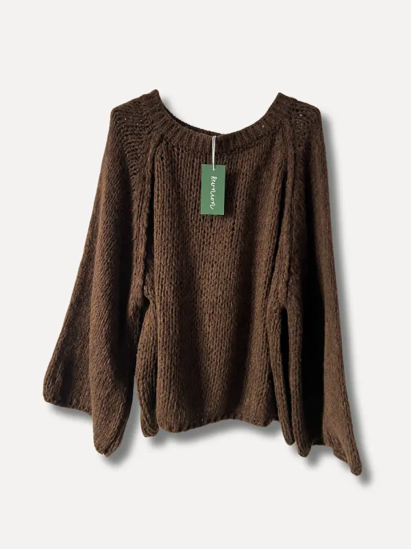 Mocha - Le Dune Strikket Genser