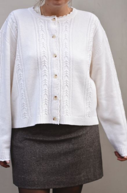 Hovedbilde Hvit - Meadow ls cardigan