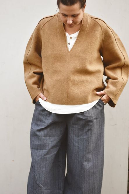 Hovedbilde Camel - Ea ls knit jumper