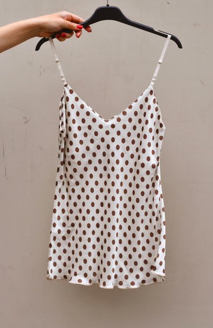 Hovedbilde Krem/brun - Dot Glammy Topp