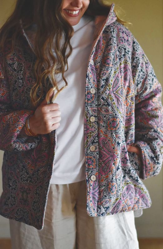 Quilted vendbar Kåpe