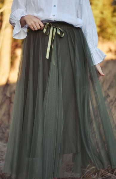 Hovedbilde Grønt - Tulle Tyllskjørt