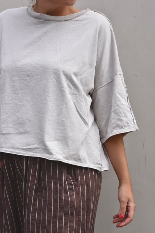 Beige - Surf T-skjorte