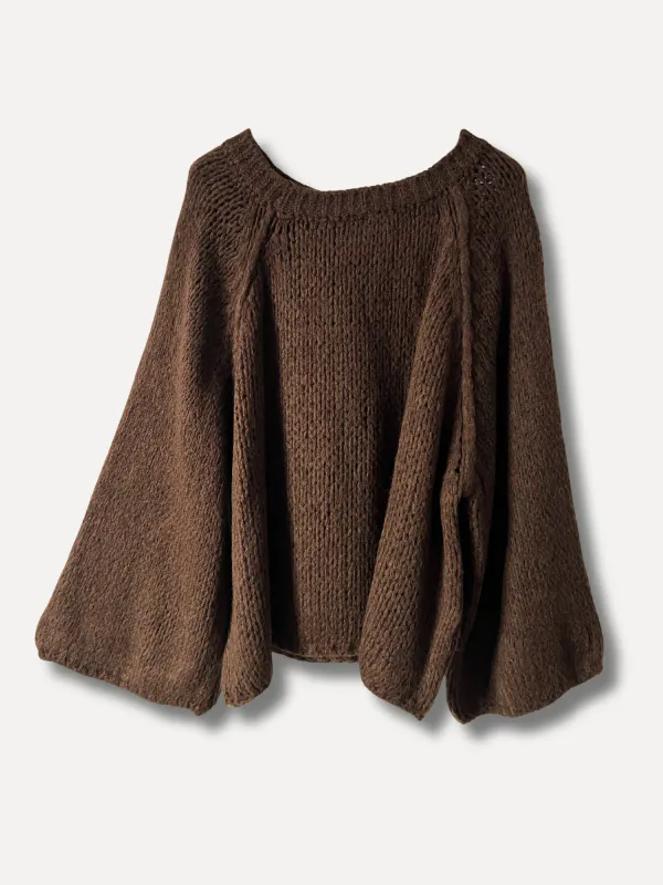 Mocha - Le Dune Strikket Genser