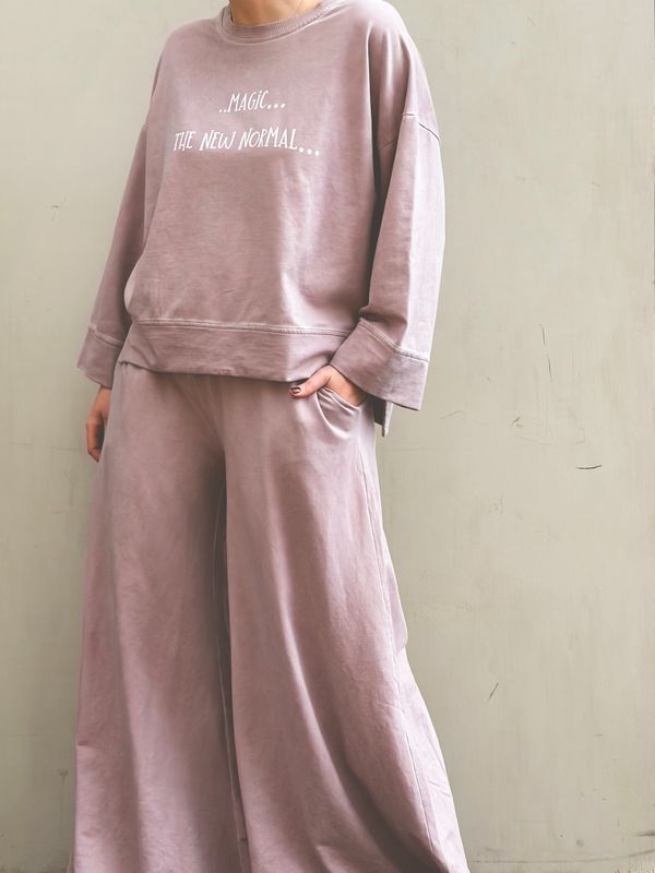 Washed Powder Pink - Magic Genser