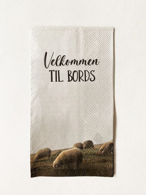 Velkommen -Sauer Serviett