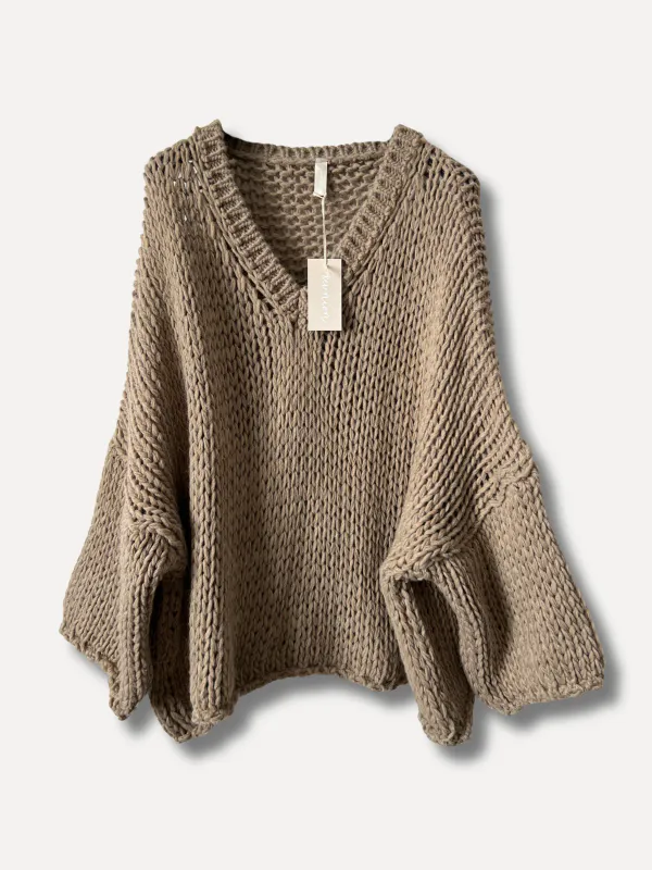 Taupe - Moonlight Strikkegenser
