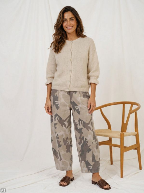Beige Camo - Beryl Bukse