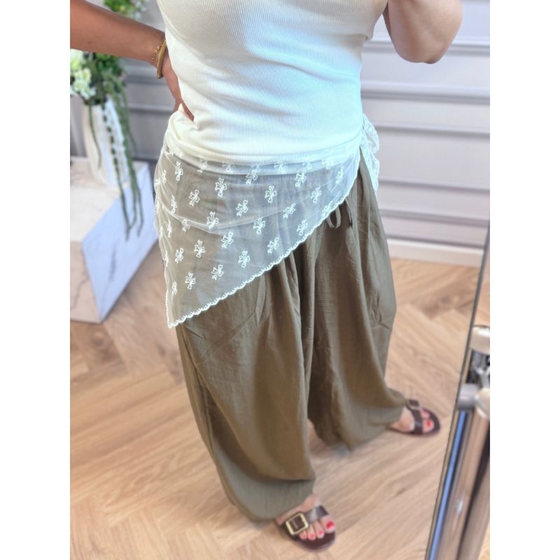 Hvit - Zaria Hofte Skjerf