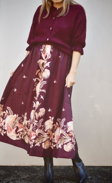 Hovedbilde Burgunder - Søs Skjørt