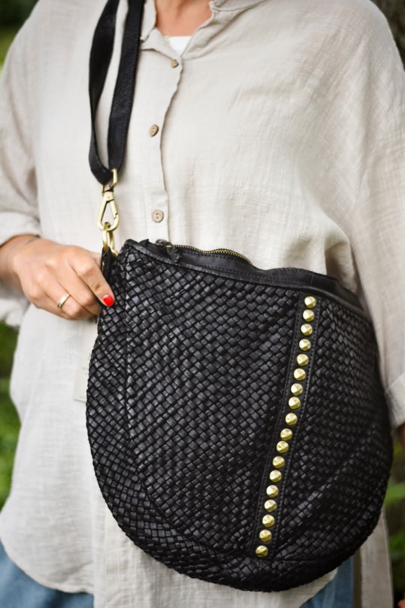 Sort - Jette Stor Skinnveske