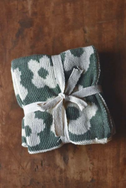 Hovedbilde Grønn - Klut m. blomst