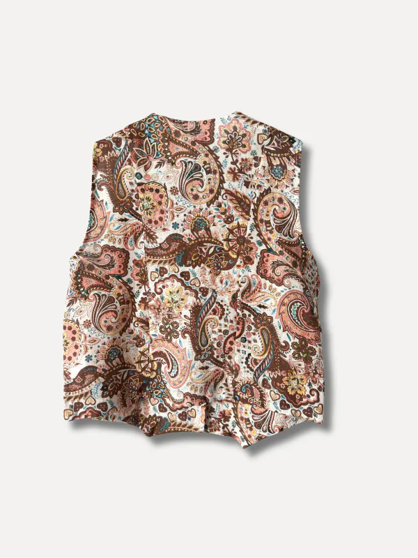 Paisley - Polo fun Lin Vest