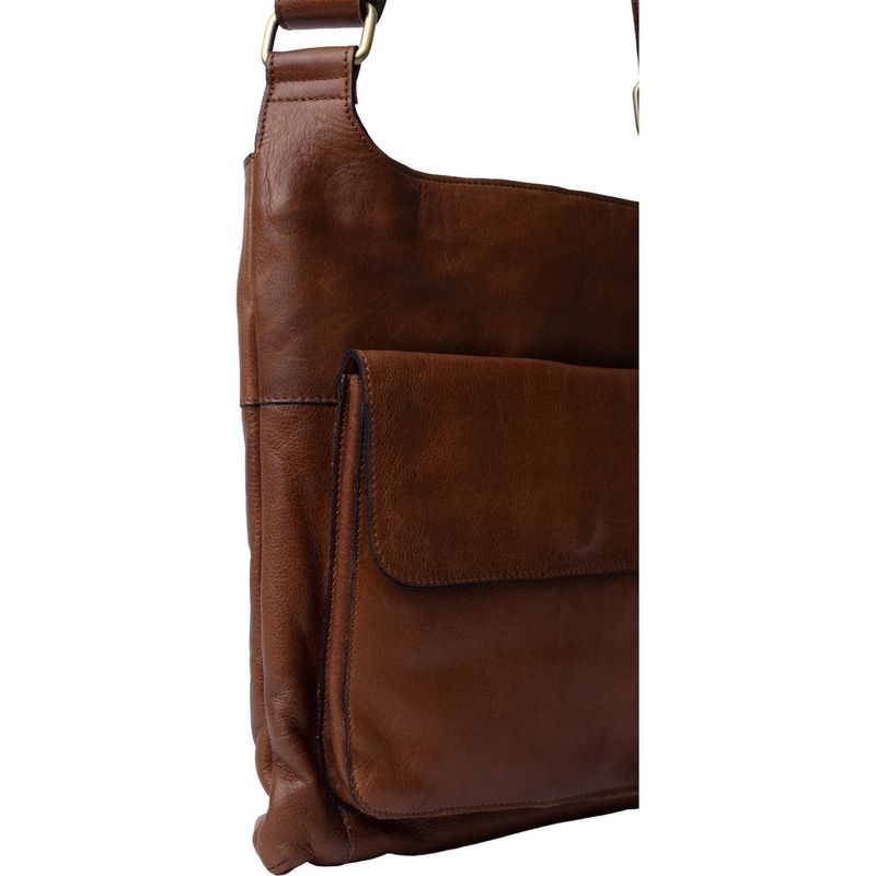 Walnut - Sara Big Skinnveske
