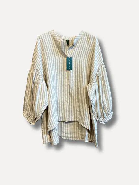 Hovedbilde Hvit/Beige - Alba Lin skjorte