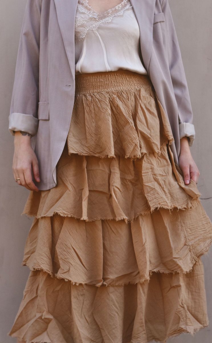 Camel - Boo Boho Skjørt