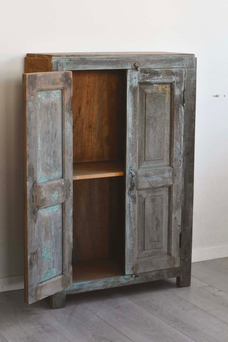 Blå/grå - Vintage Skap