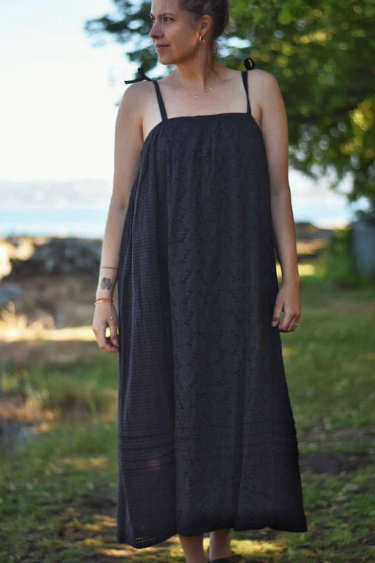 Black - EMANUELA Blondekjole